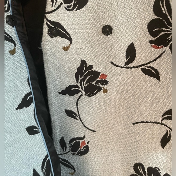 ZARA MANTEL JACKE BLUMEN KIMONO FLORAL PRINT JACQUARD COAT - Picture 11 of 15
